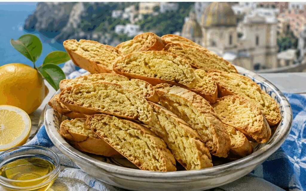 Biscotti al limone della Costiera Amalfitana e olio d’oliva