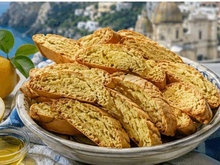 Biscotti al limone della Costiera Amalfitana e olio d’oliva