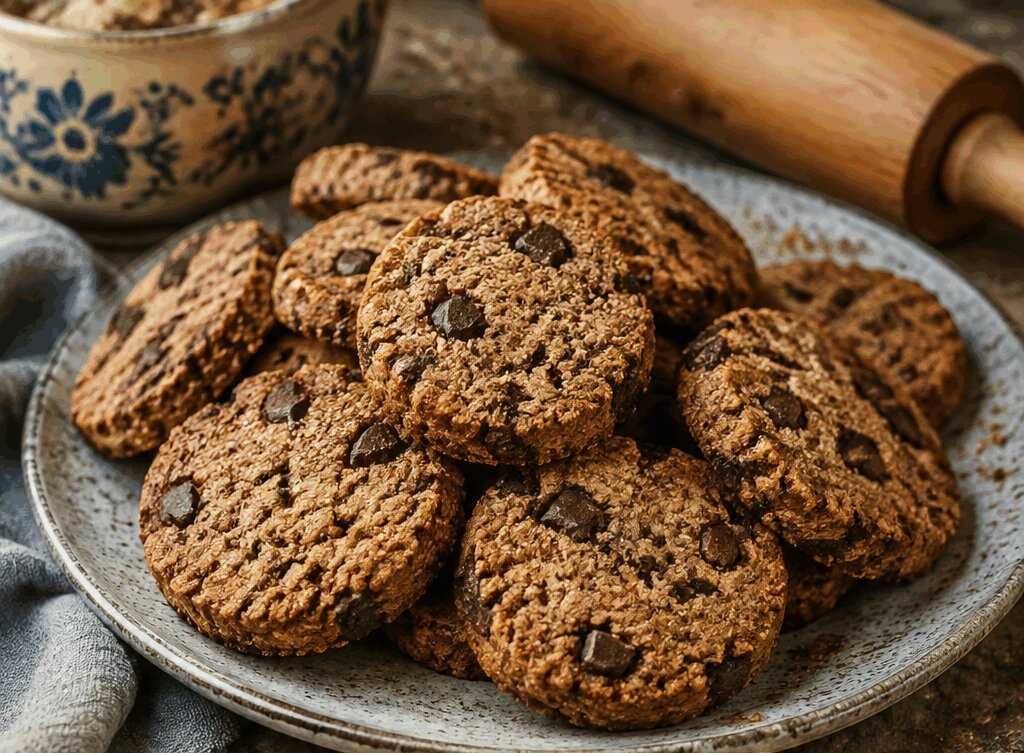 Biscotti Integrali al Cioccolato Fondente