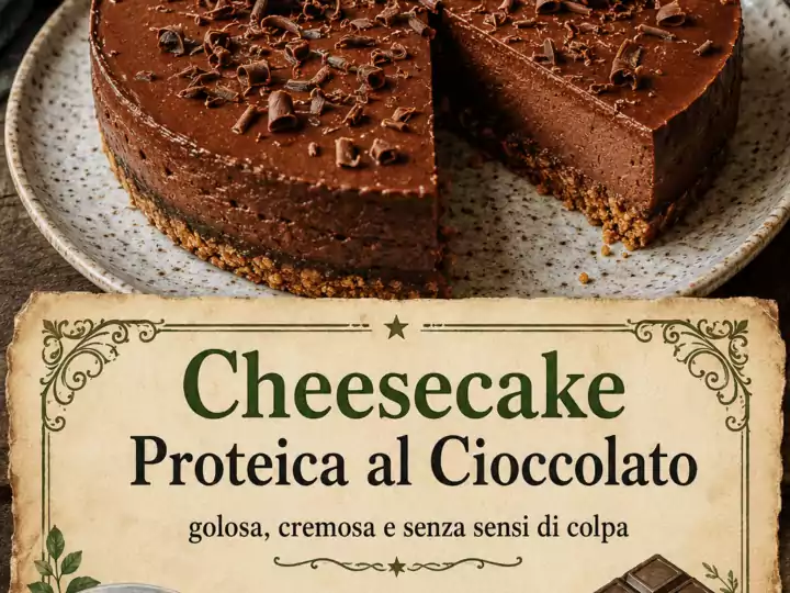 Cheesecake Proteica al Cioccolato