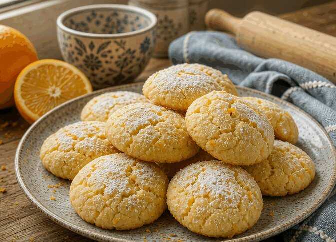 Biscotti Morbidi all’Arancia Senza Burro