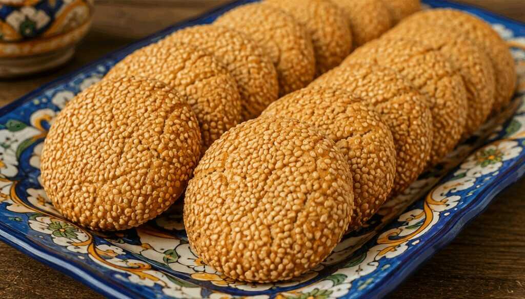Biscotti regina al sesamo