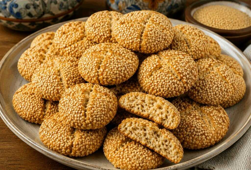 Biscotti regina al sesamo (Sicilia)