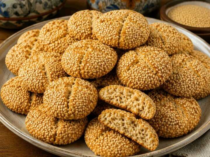Biscotti regina al sesamo (Sicilia)