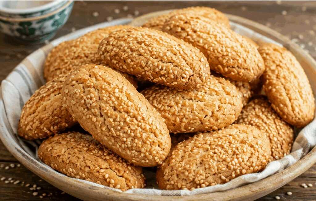 Biscotti Reginelle al Sesamo: il Dolce Siciliano Croccante Ricoperto di Semi di Sesamo