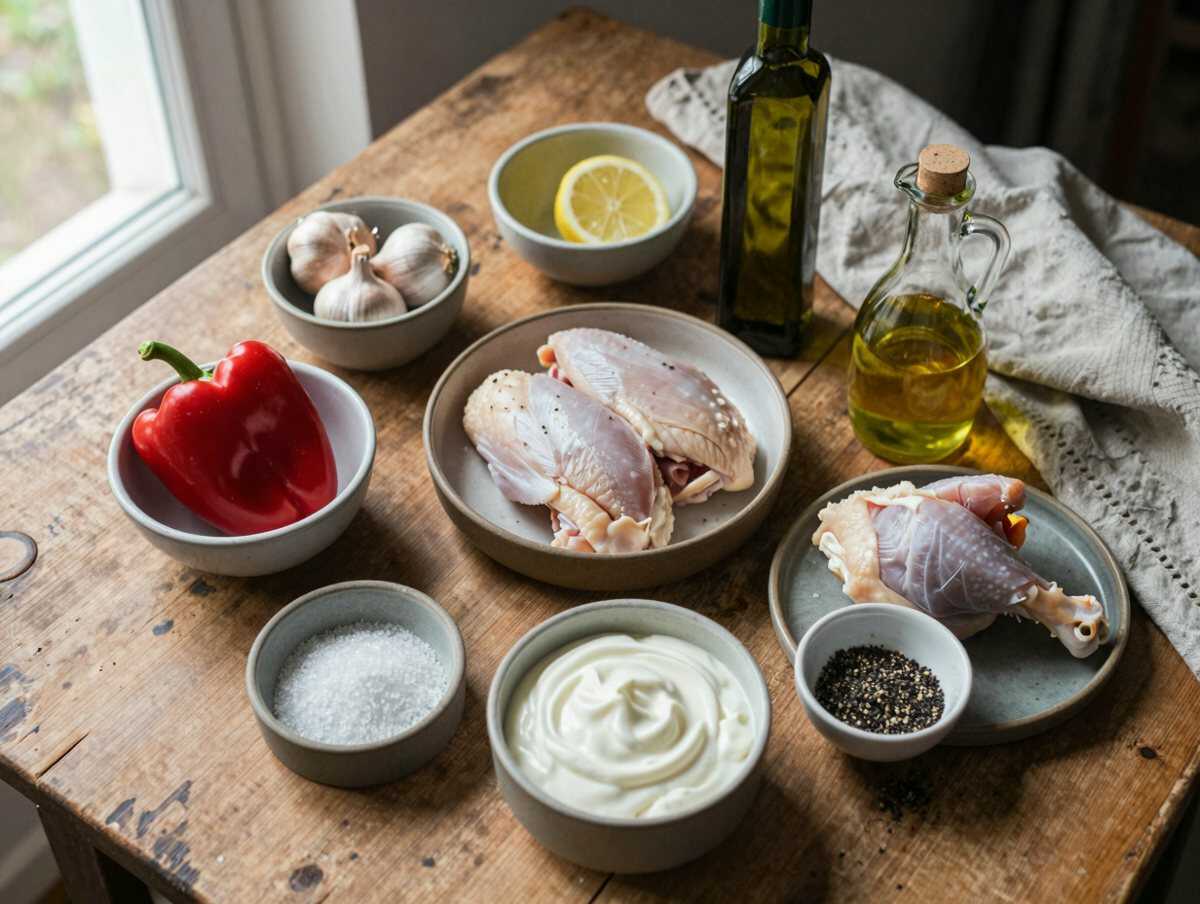 Gli ingredienti per Bocconcini di Pollo allo Yogurt e Paprika