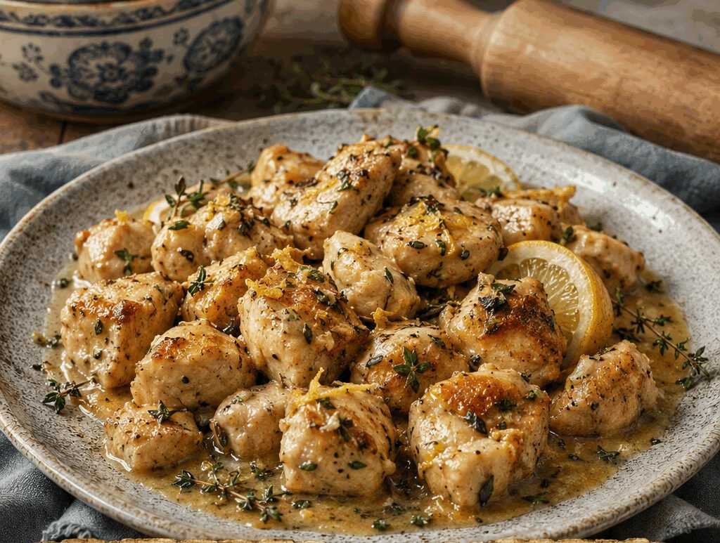 Bocconcini di Pollo Limone e Timo