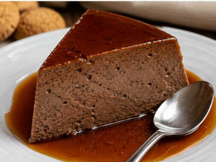 Bonèt piemontese al cacao e amaretti