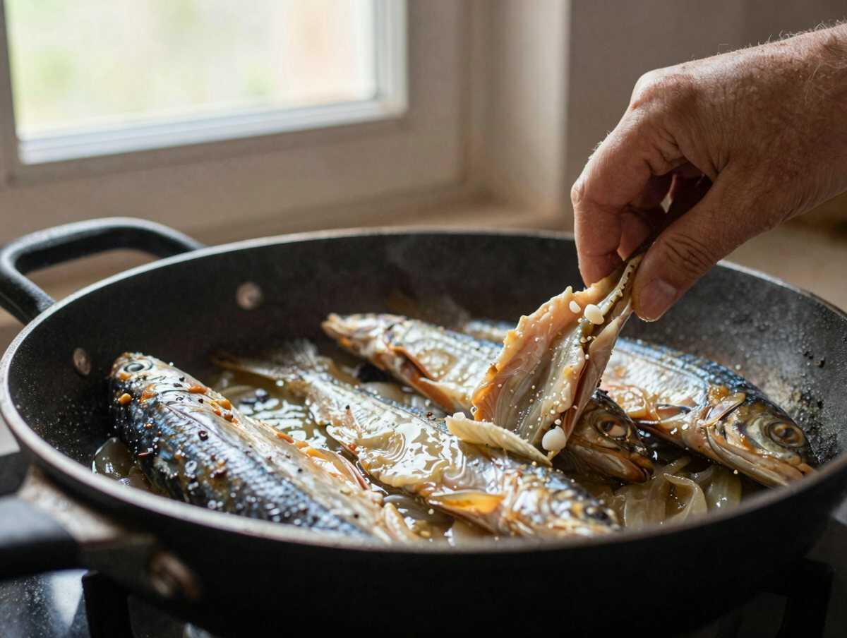 5. Aggiungere i pesci — Brodetto di Pesce all’Anconetana – Marche