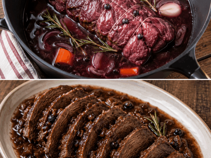 Brasato di Manzo al Nebbiolo e Ginepro – Piemonte