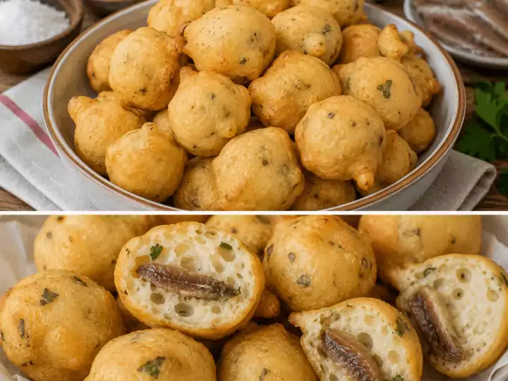 Pettole Pugliesi con Acciughe – Puglia
