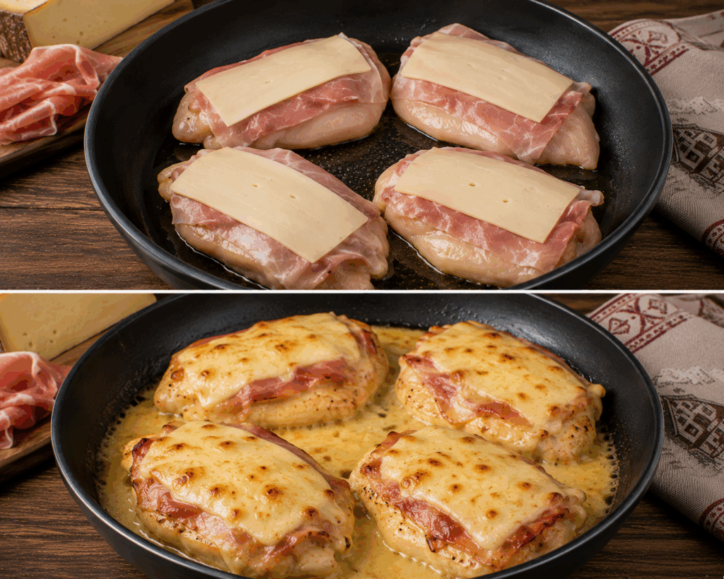 Pollo alla Valdostana con Fontina e Prosciutto – Valle d’Aosta