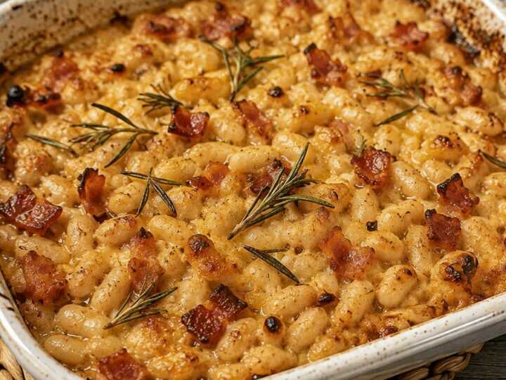 Cannellini al Forno con Rosmarino e Pancetta: un Piatto Rustico Ricco di Sapore