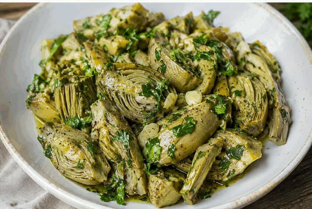 Carciofi Trifolati al Prezzemolo