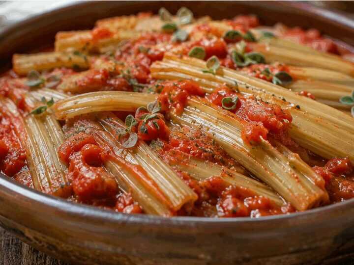 Cardi alla perugina con pomodoro e maggiorana