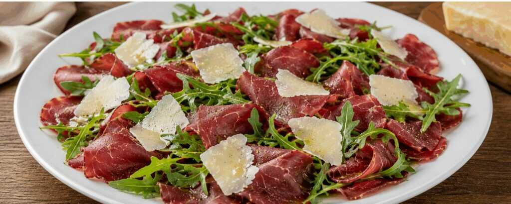 Carne Salada con Rucola e Scaglie di Trentingrana – Trentino-Alto Adige