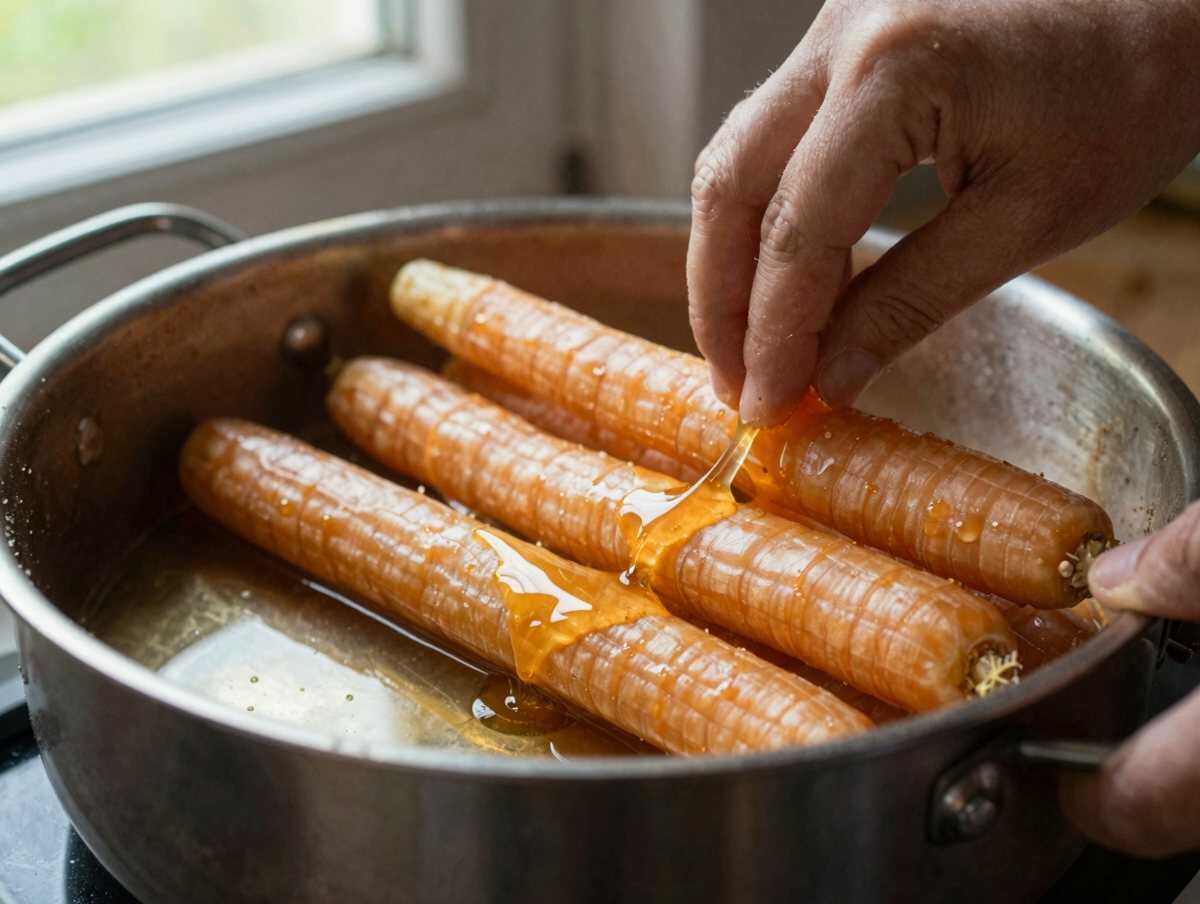 4. Aggiungere il miele — Carote Glassate al Miele: la Ricetta Delicata e Gustosa Perfetta per un Contorno Sfizioso