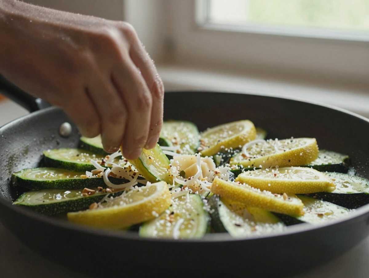 Condire le zucchine — Carpaccio di Zucchine con Parmigiano e Limone: la Ricetta Light e Gustosa Pronta in 10 Minuti