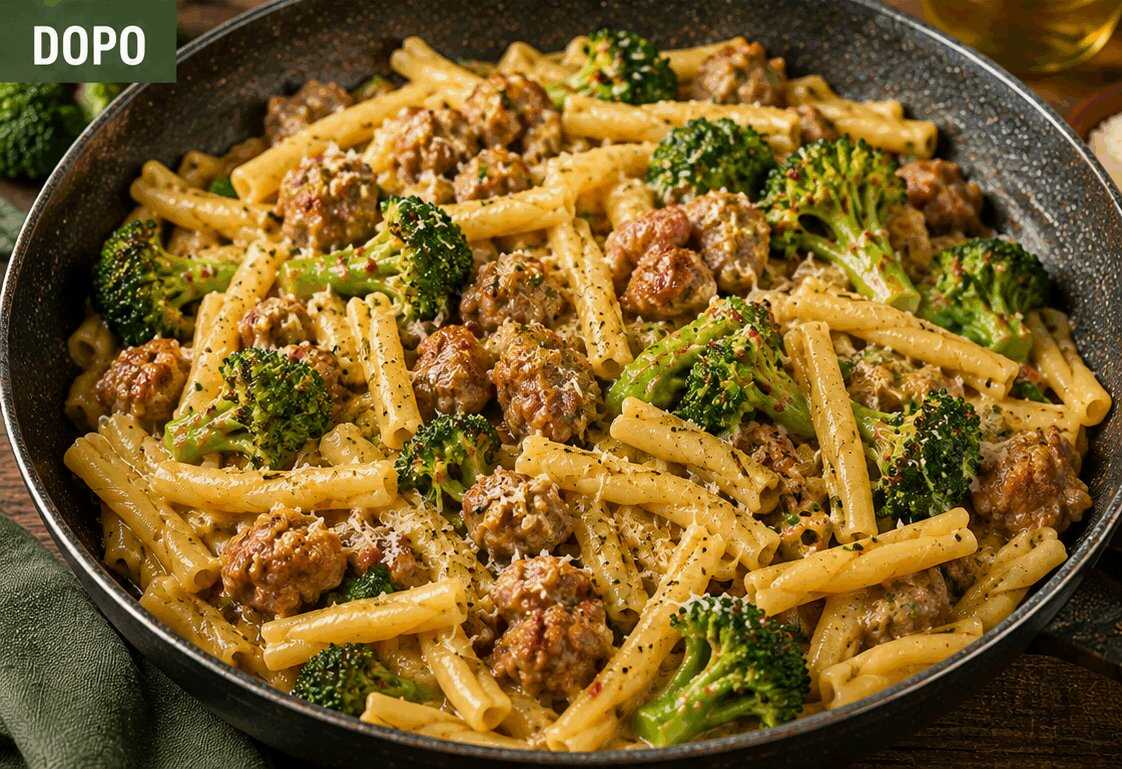 Casarecce con Salsiccia e Broccoletti: la Ricetta Rustica e Saporita Pronta in 30 Minuti