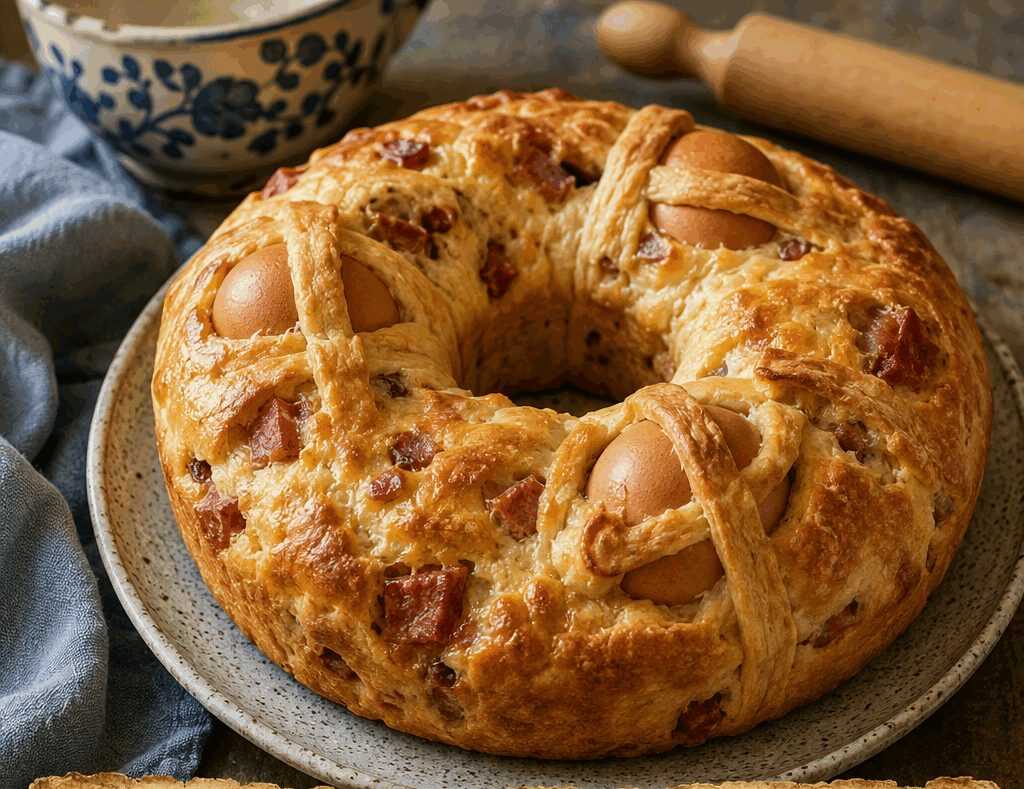 Casatiello napoletano facilissimo anche per chi non sa cucinare