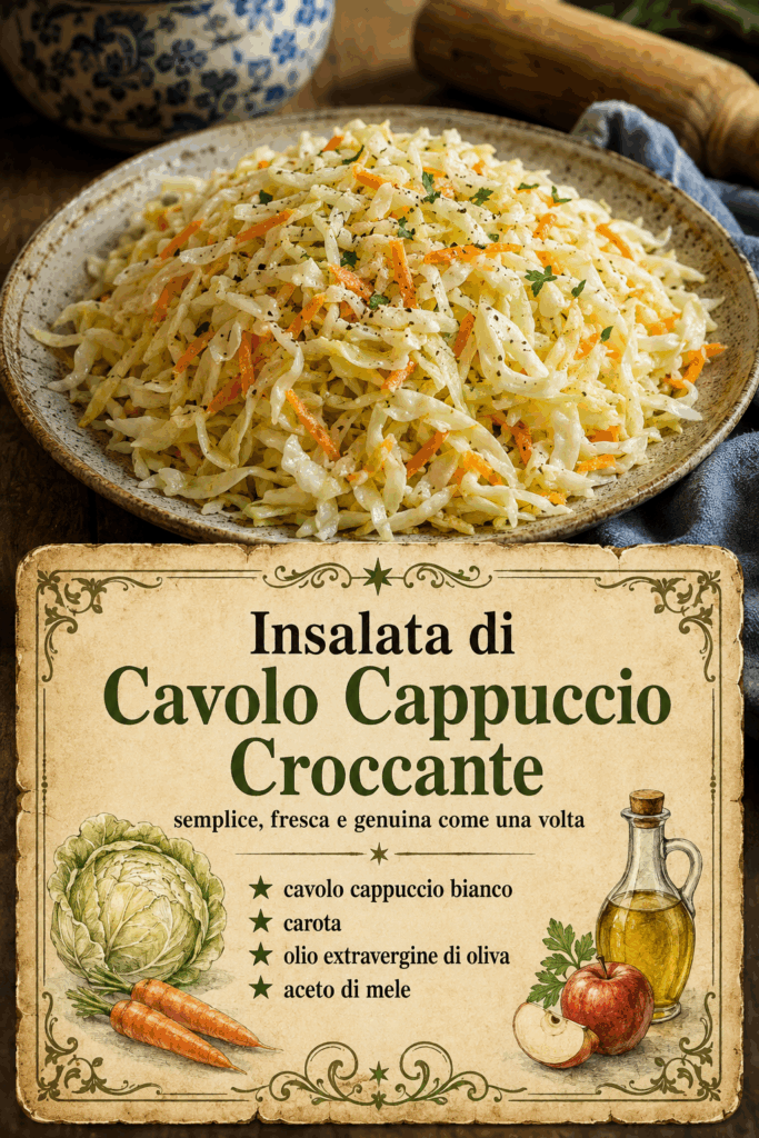 Insalata di Cavolo Cappuccio Croccante