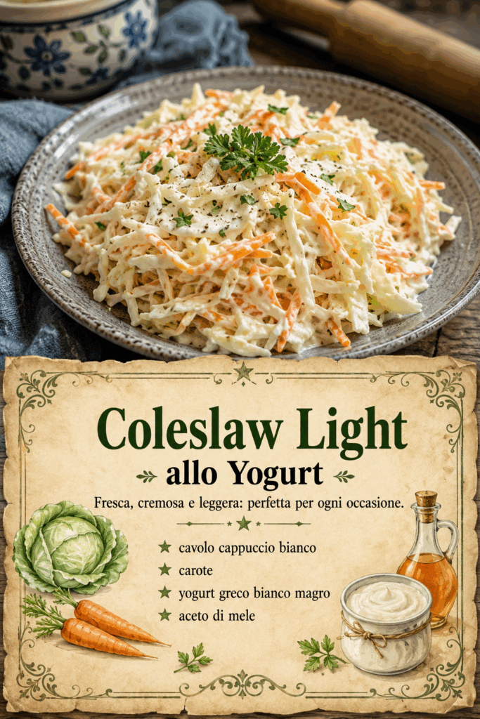 Coleslaw Light allo Yogurt