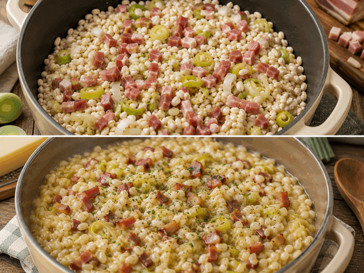 Orzo Perlato con Speck e Porri alla Trentina – Trentino-Alto Adige