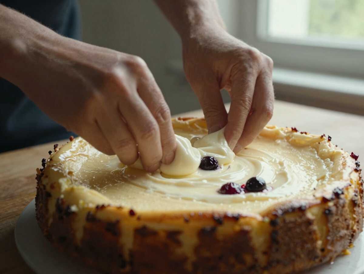 4. Unire gli ingredienti — Cheesecake ai Frutti di Bosco: la Ricetta Cremosa e Fresca Senza Gelatina Perfetta per l’Estate