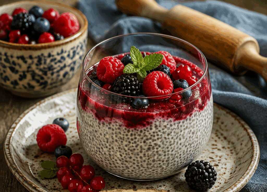 Chia Pudding ai Frutti di Bosco