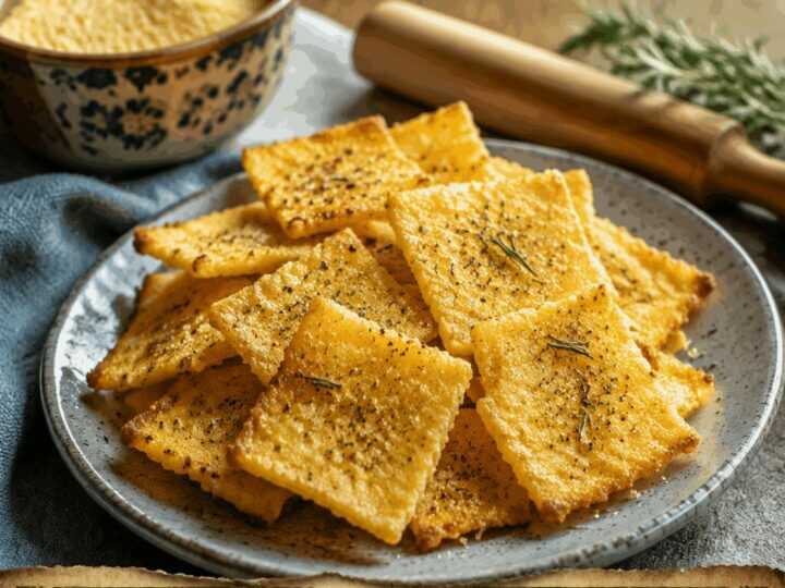 Chips di polenta croccanti scenografiche ma semplicissime da fare