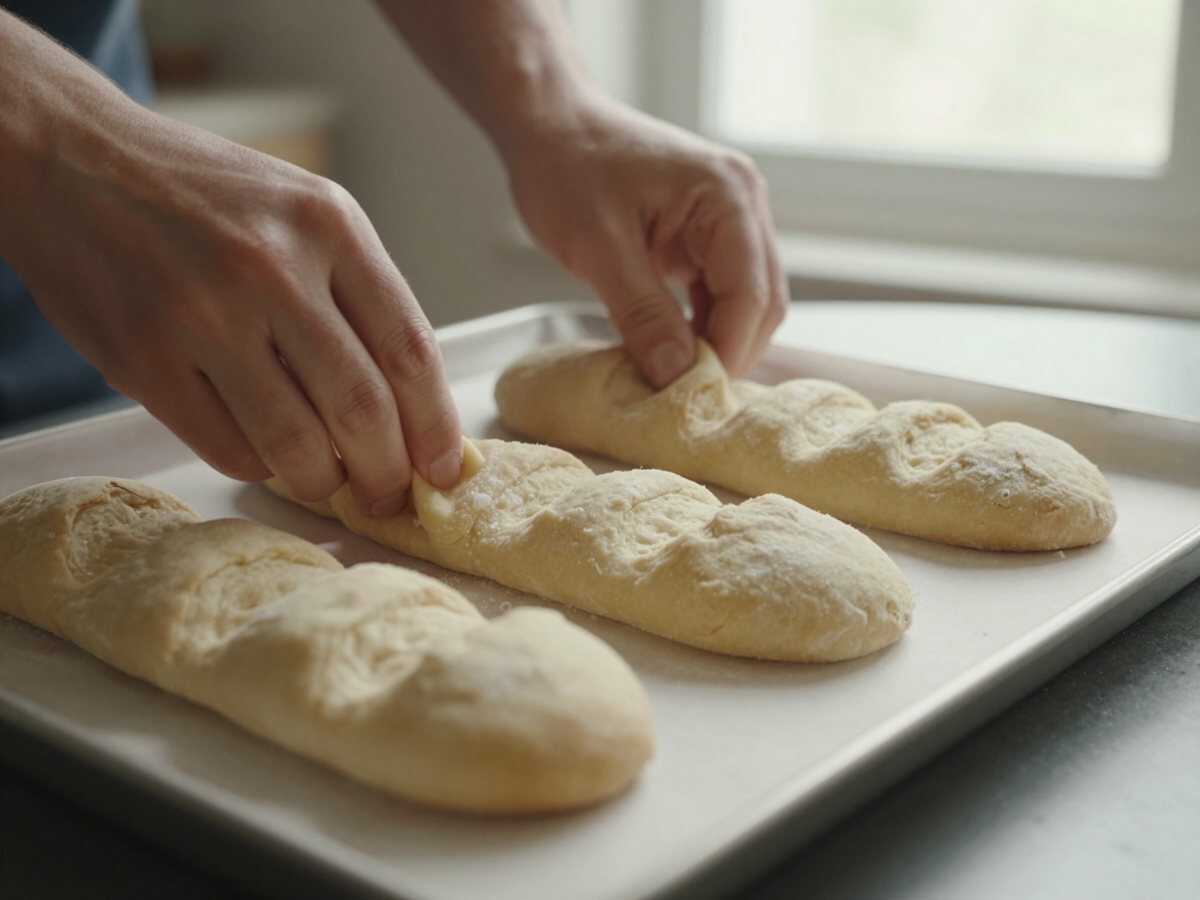 3. Pieghe di rinforzo — Ciabatta Croccante Fatta in Casa: la Ricetta Artigianale con Mollica Leggera e Alveolata