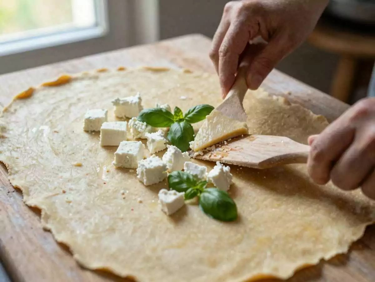 3. Aggiungere il ripieno — Ciambella salata con zucchine e ricotta: soffice, delicata e buonissima anche fredda