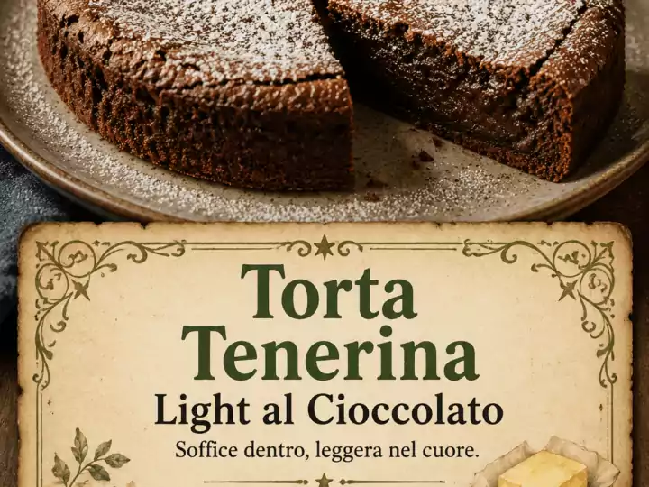 Torta Tenerina Light al Cioccolato