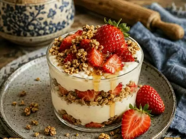 Coppa allo Yogurt con Granola e Frutta