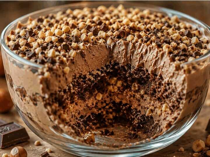 Coppa sabauda al cioccolato e nocciole Piemonte