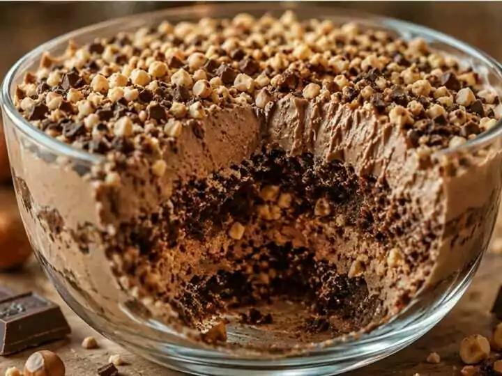 Coppa sabauda al cioccolato e nocciole Piemonte