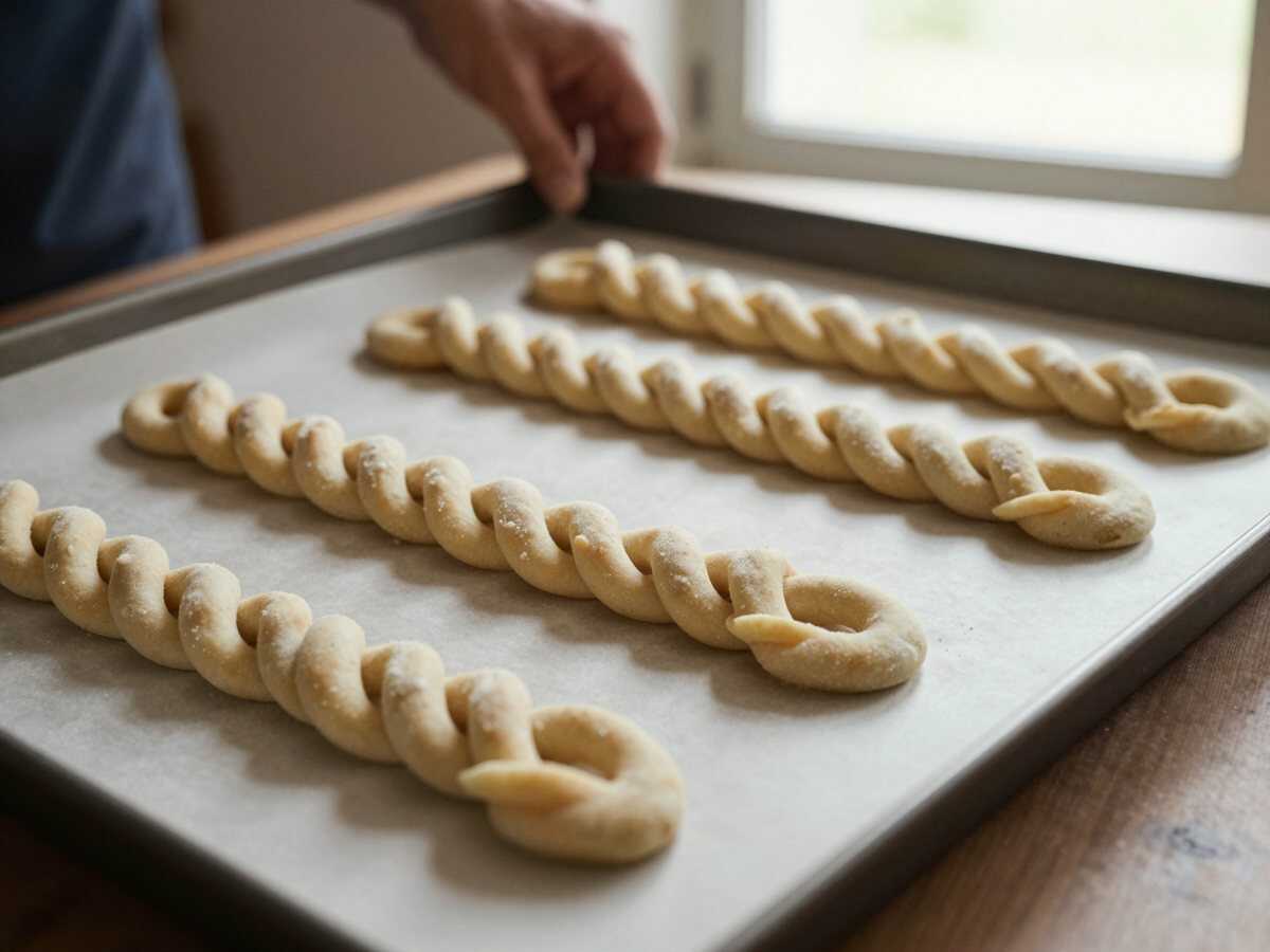 4. Seconda lievitazione — Coppia Ferrarese IGP: il pane intrecciato simbolo dell’Emilia-Romagna