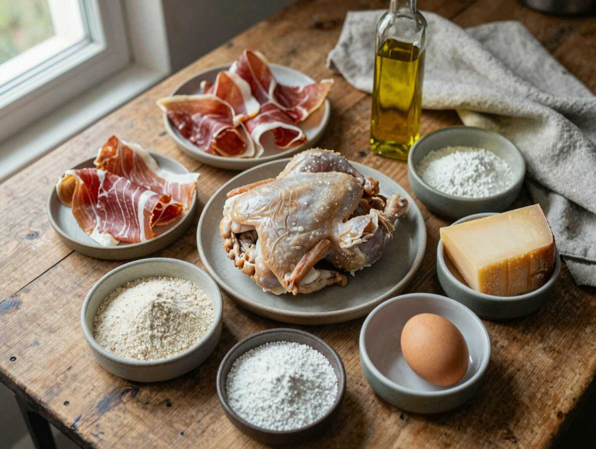Gli ingredienti per Cordon Bleu di Pollo al Forno Light