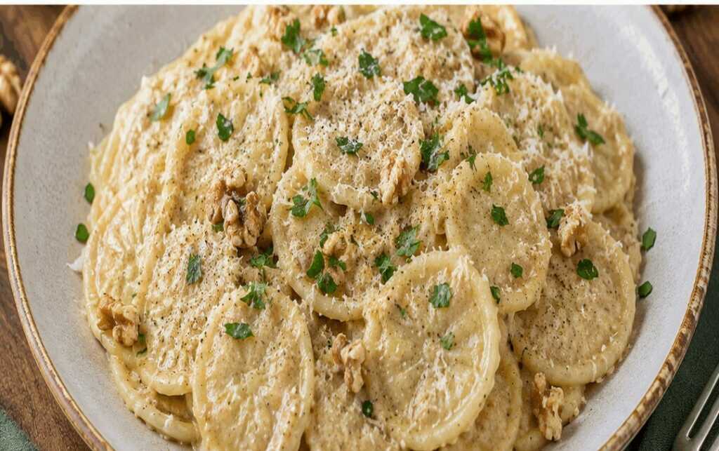 Corzetti Liguri con Salsa di Noci
