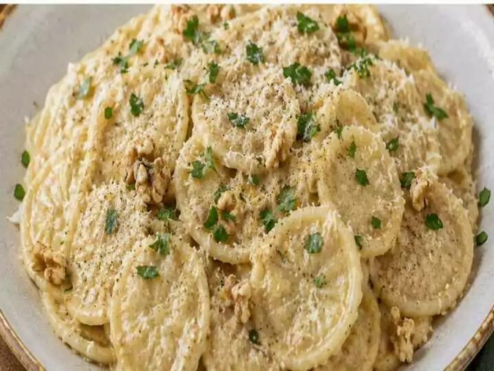 Corzetti Liguri con Salsa di Noci