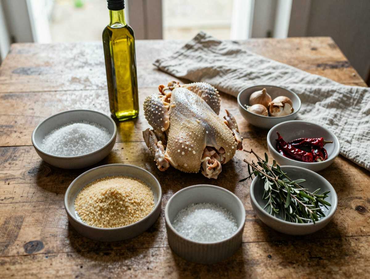 Gli ingredienti per Cosce di Pollo al Forno Croccanti Senza Pelle