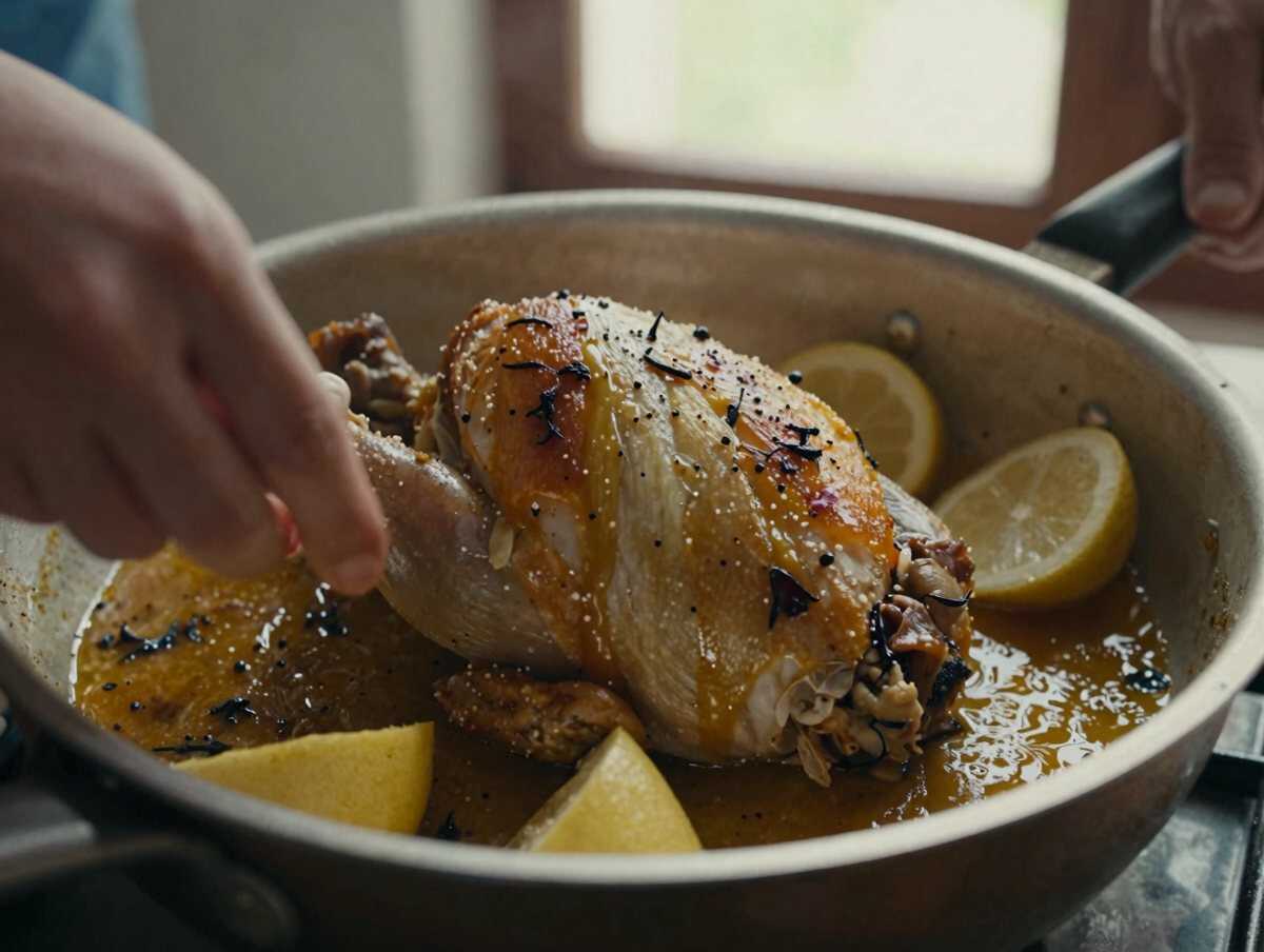 4. Cuocere lentamente — Cosce di Pollo alla Pizzaiola: un Secondo Piatto Ricco di Gusto e Semplice da Preparare