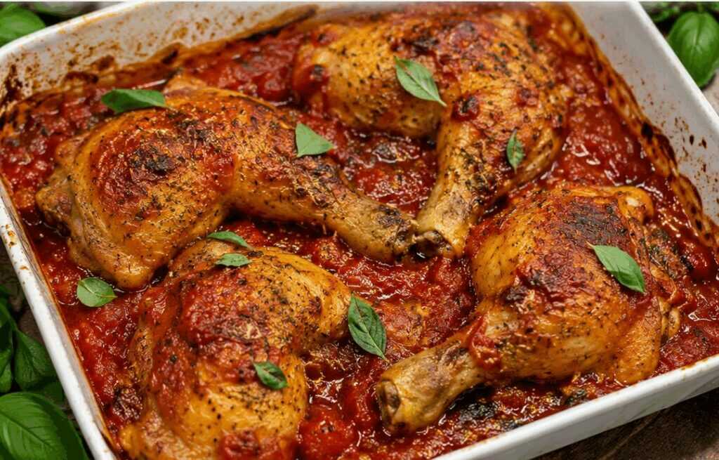 Cosce di Pollo alla Pizzaiola: un Secondo Piatto Ricco di Gusto e Semplice da Preparare