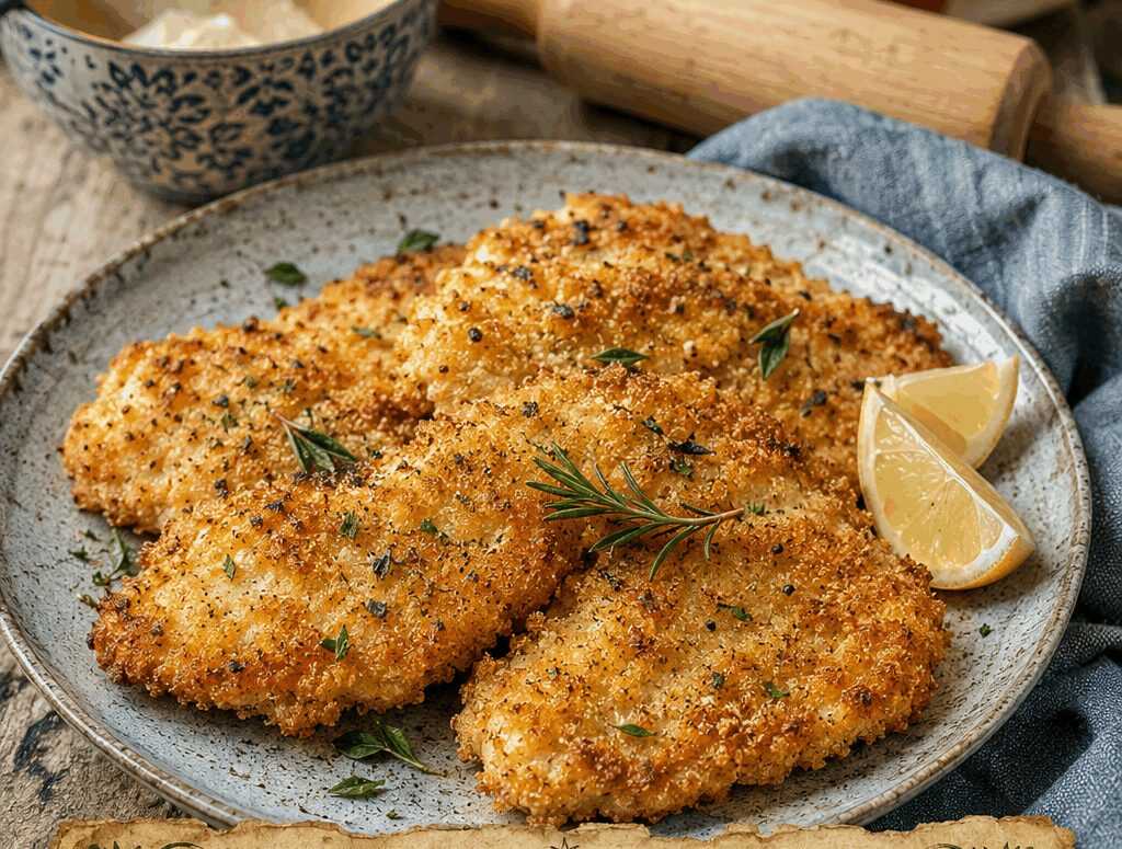 Cotolette di Pollo al Forno Croccanti