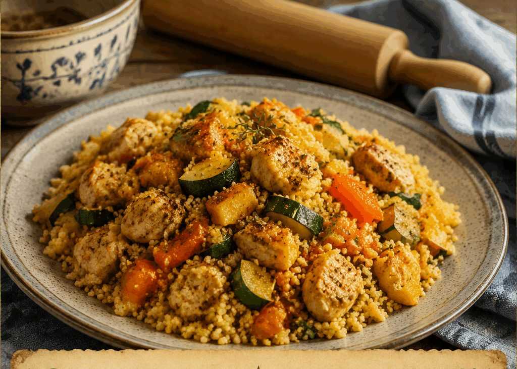 Cous Cous con Pollo e Verdure Speziate