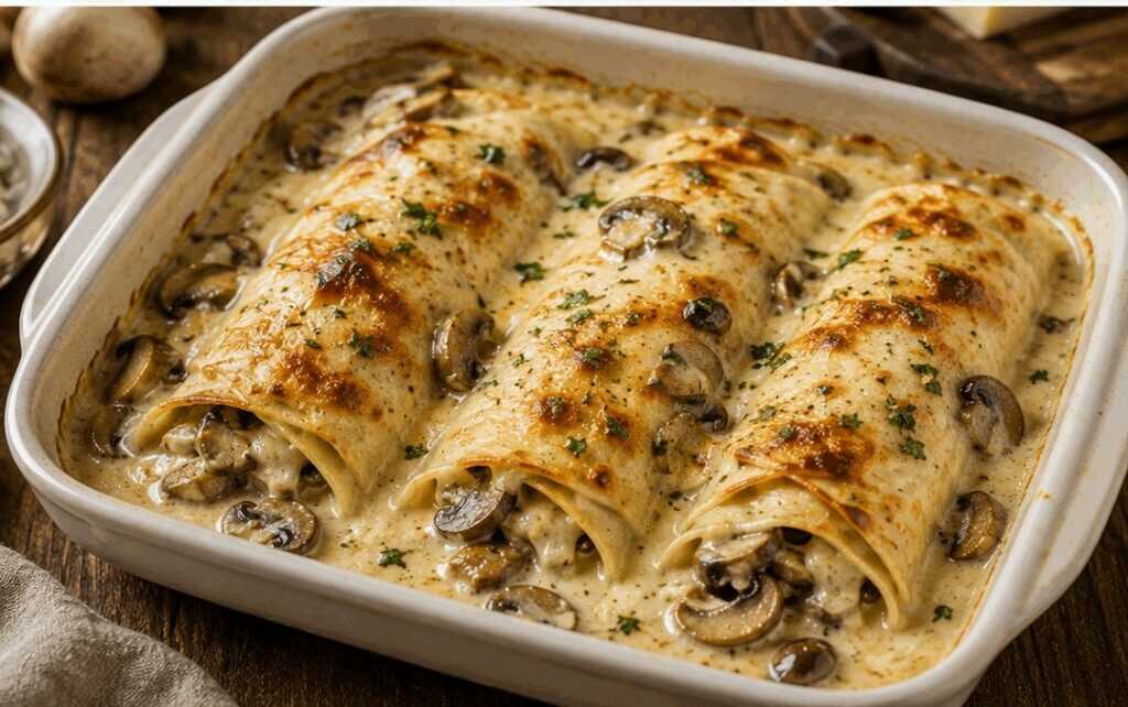 Crespelle ai Funghi e Fontina