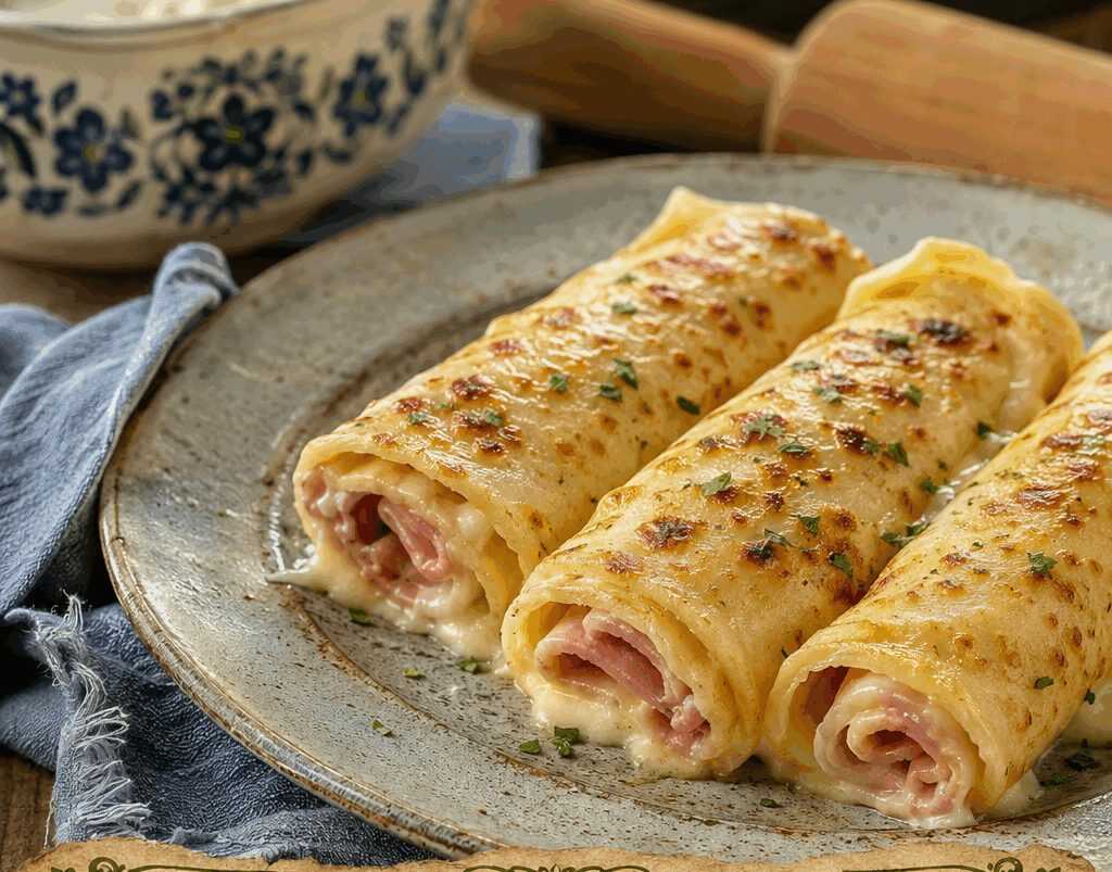 Crespelle arrotolate con prosciutto e fontina: la scaletta dei 40 minuti prima che arrivino gli ospiti