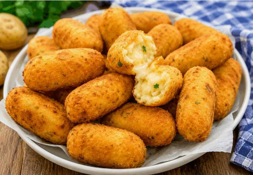 Crocchè di Patate alla Napoletana – Campania