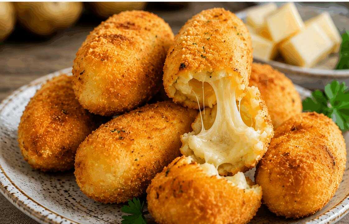 Crocchette di Patate e Provola: la Ricetta Dorata e Filante Perfetta per Ogni Aperitivo