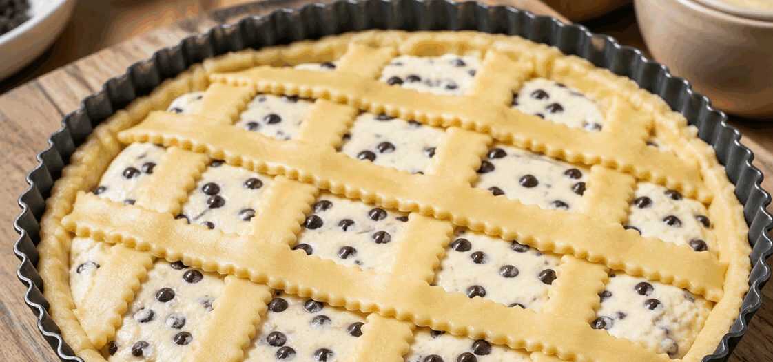 Crostata di Ricotta e Gocce di Cioccolato: la Ricetta Friabile e Golosa Perfetta per Ogni Occasione